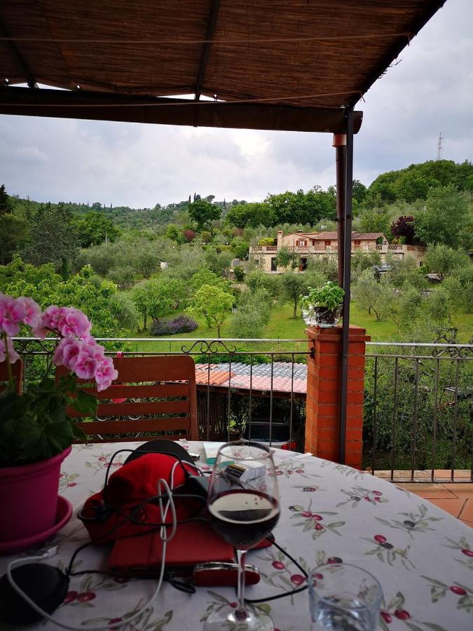 "La Casa Di Maria Luce" Con Terrazza Panoramica Daire Gaiole in Chianti Dış mekan fotoğraf