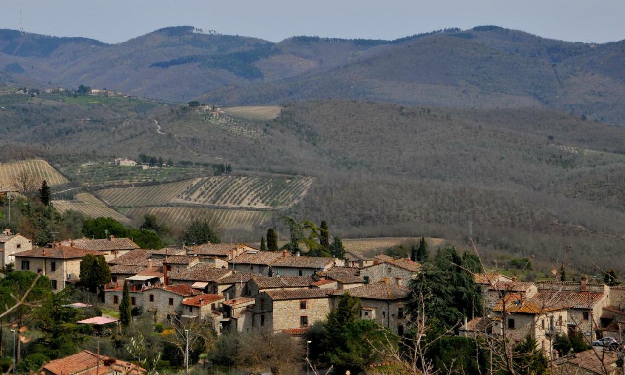 "La Casa Di Maria Luce" Con Terrazza Panoramica Daire Gaiole in Chianti Dış mekan fotoğraf